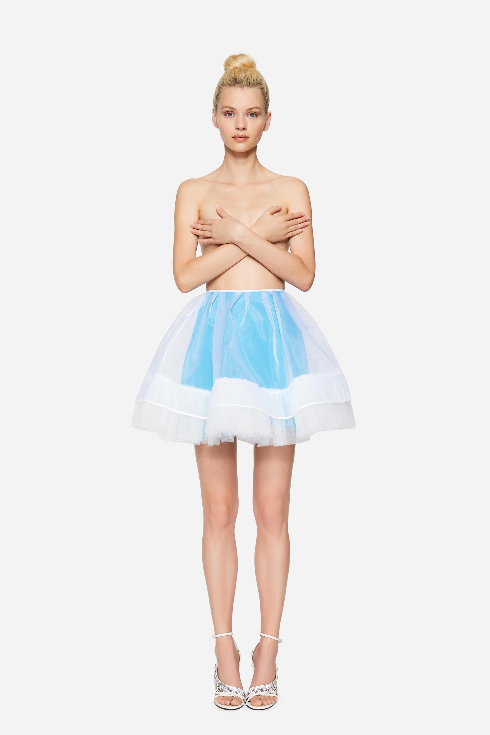 Petticoat with tulle flounce