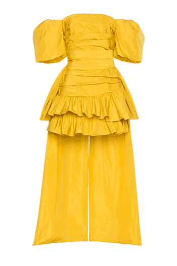 Taffeta belt with maxi bow fuchsia woman 192PD4AA2_00112