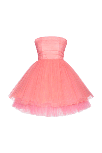 Petticoat with tulle flounce purple woman 201PD2AP9_07045