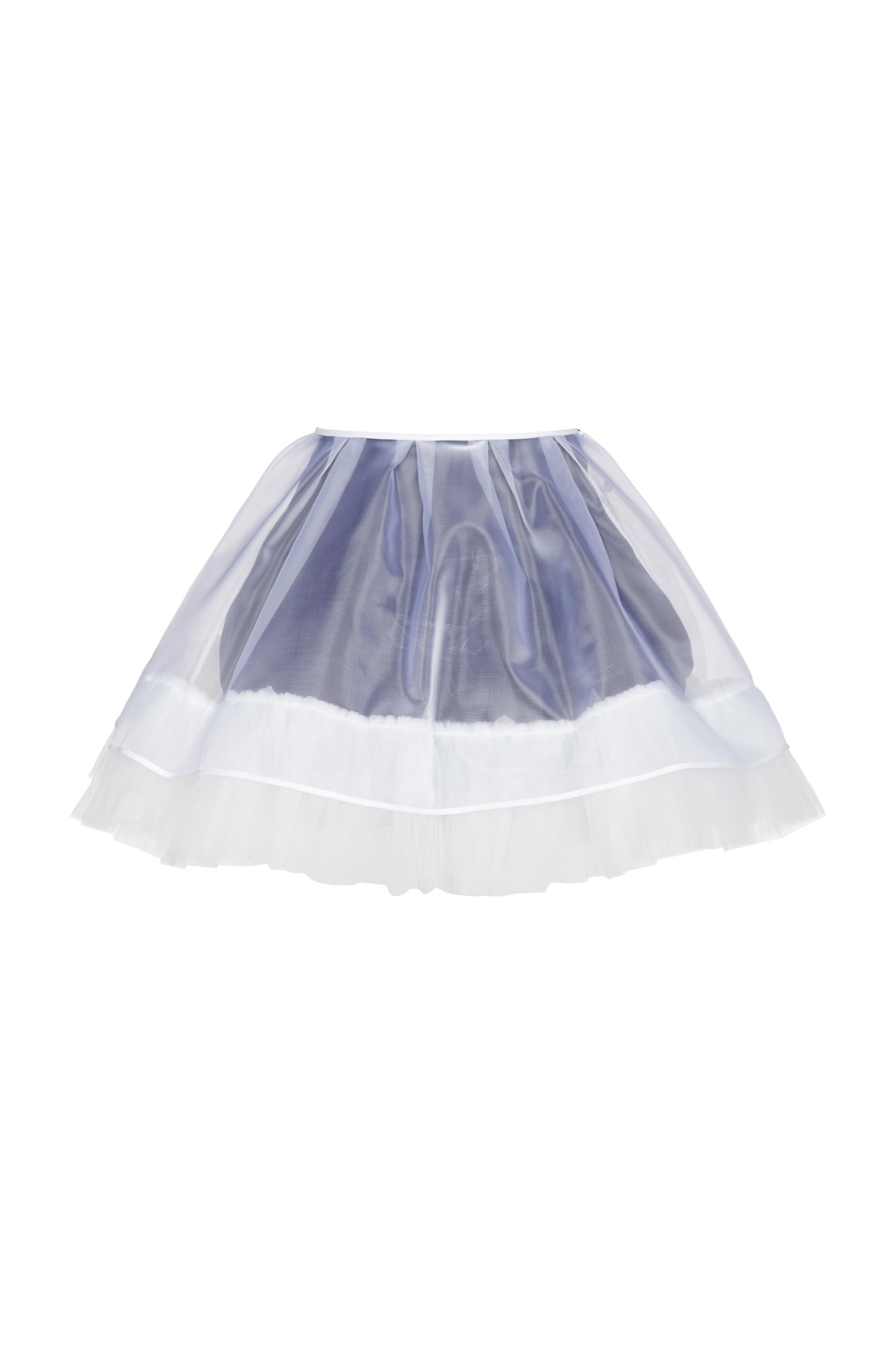 Sottogonna con balza in tulle viola donna 201PD2AP9_02722