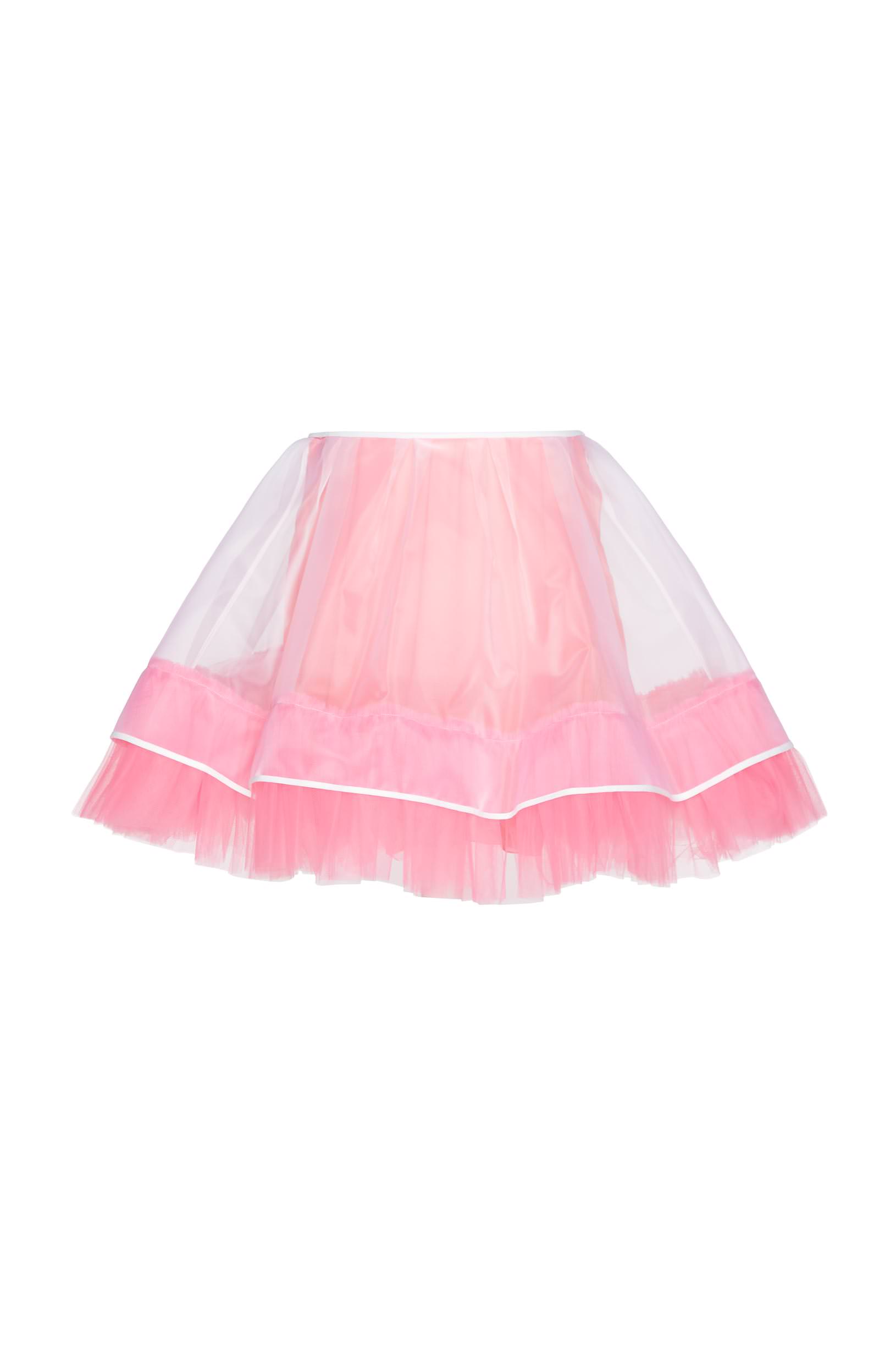 Petticoat with tulle flounce purple woman 201PD2AP9_07045