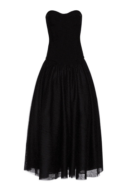 Vestito nero clearance tulle