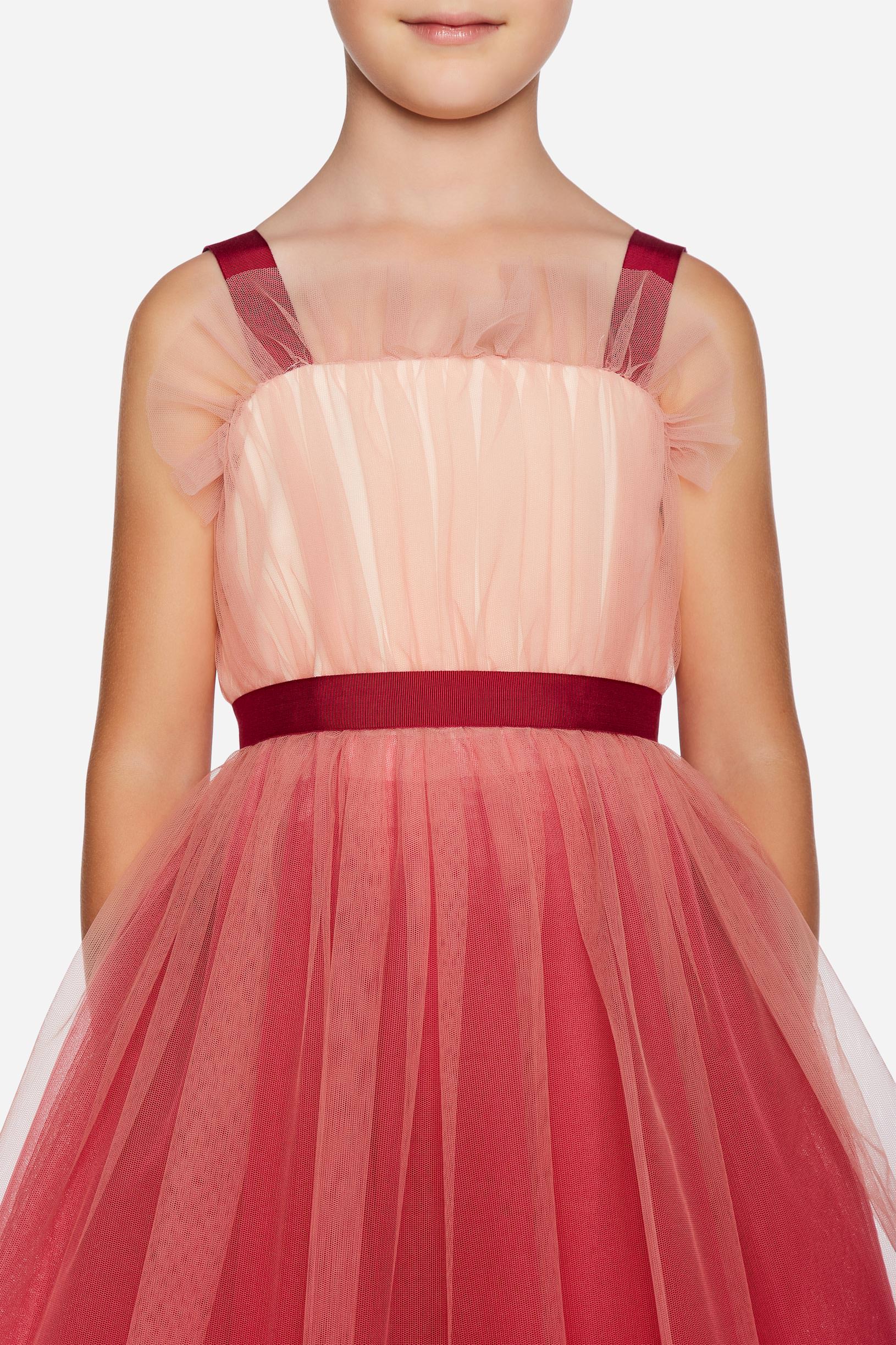 Fadeout tulle dress pink woman 201PD2AG2_05213