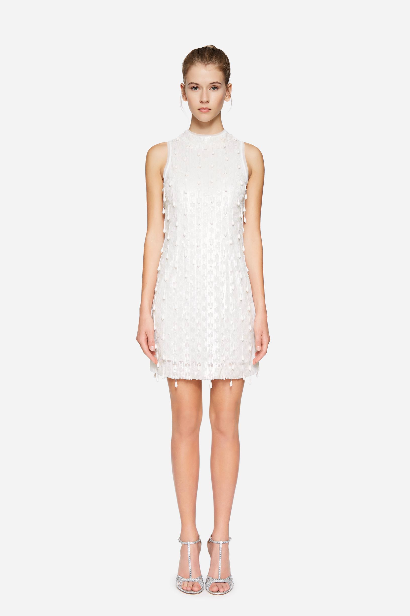 Full sequin sheath dress woman  201PD2AP1_00526 01 